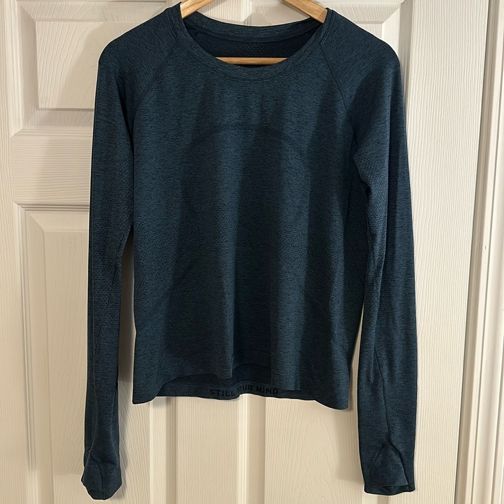 LULULEMON RACE LENGTH RUN SWIFTLY TOP SIZE 12